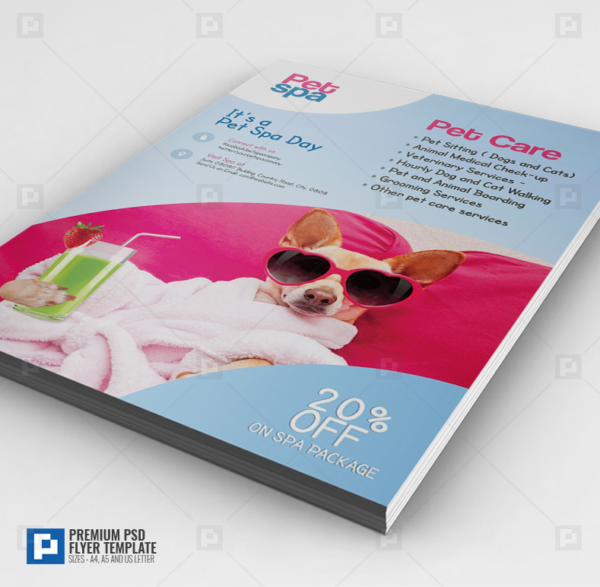 Pet Salon and Grooming Flyer