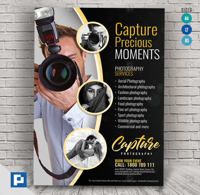 Photography Promotional Flyer PSDPixel