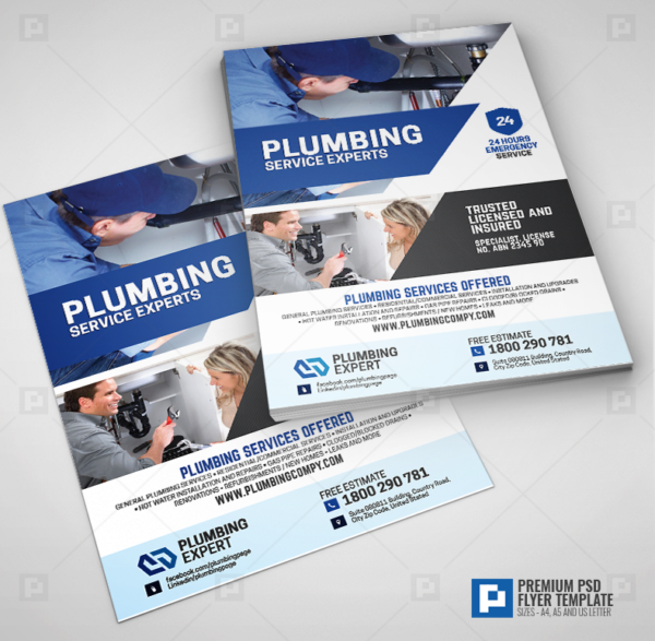 Plumbing Service Company Flyer