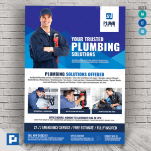 Plumbing Services Center Flyer