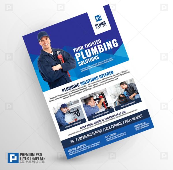 Plumbing Services Center Flyer