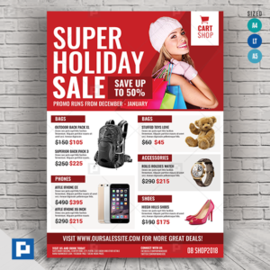 Product Mega Sale and Promotional Flyer