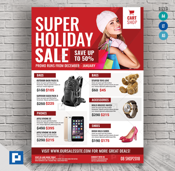 Product Mega Sale and Promotional Flyer