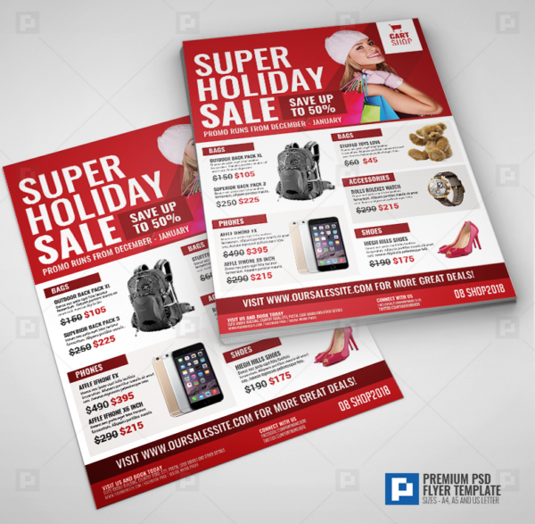 Product Mega Sale and Promotional Flyer