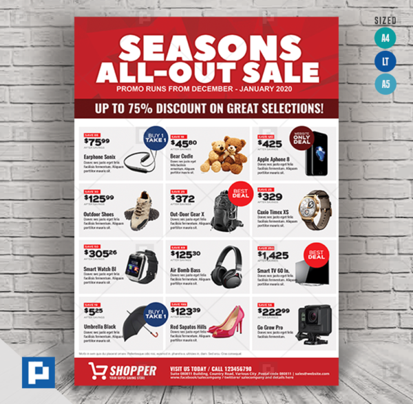 Product Promotional Sale Flyer