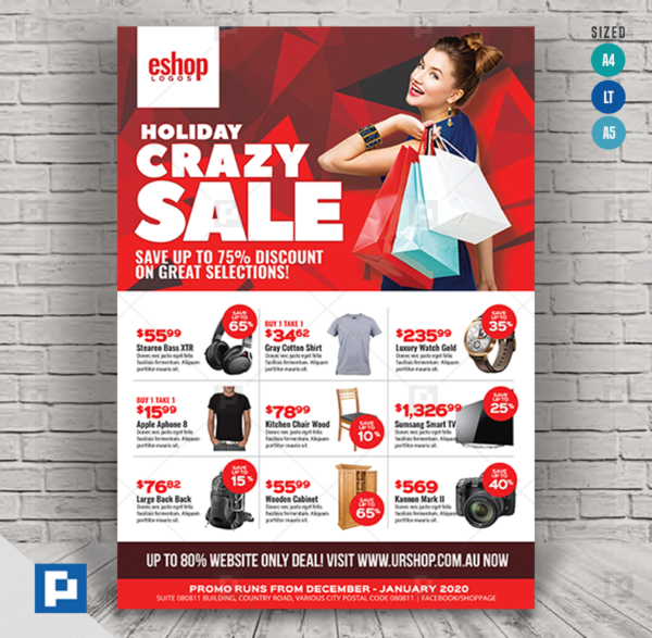 Product Sale and Promotional Sales Flyer