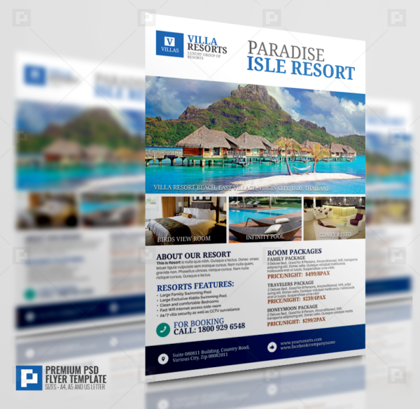 Resort Promotional Flyer