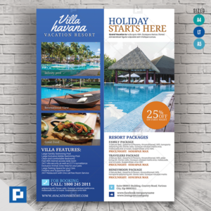Resort and Villa Flyer