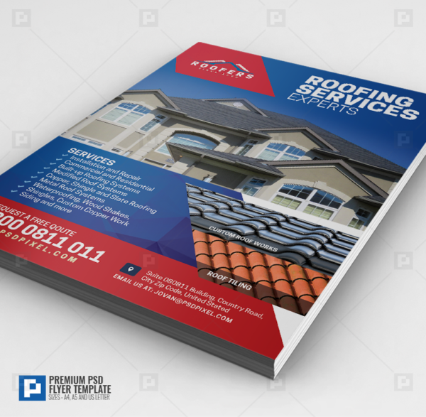 Roofing Company Promotional Flyer