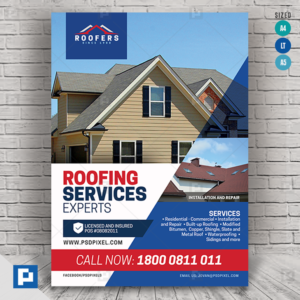 Roofing Experts Promotional Flyer