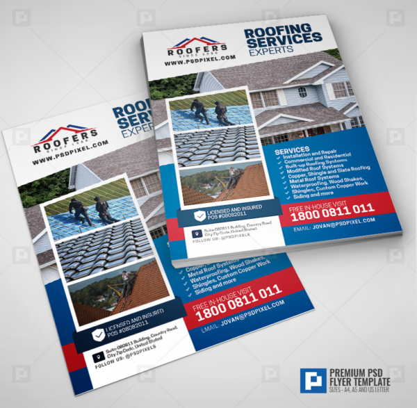 Roofing Services Experts Flyer