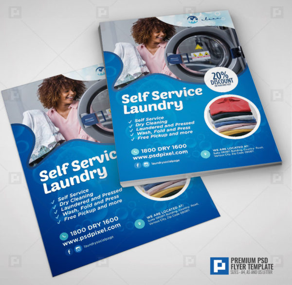 Self Service Laundry Flyer