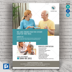 Senior and Elderly Care Flyer