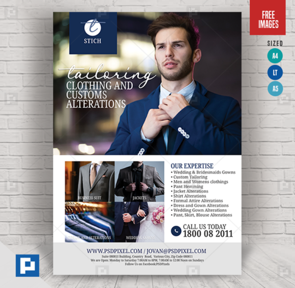 Tailoring Services Flyer
