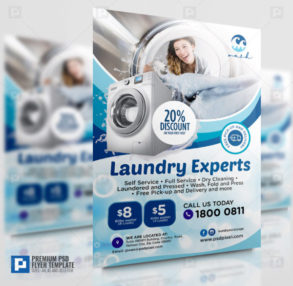 Total Care Laundry Flyer