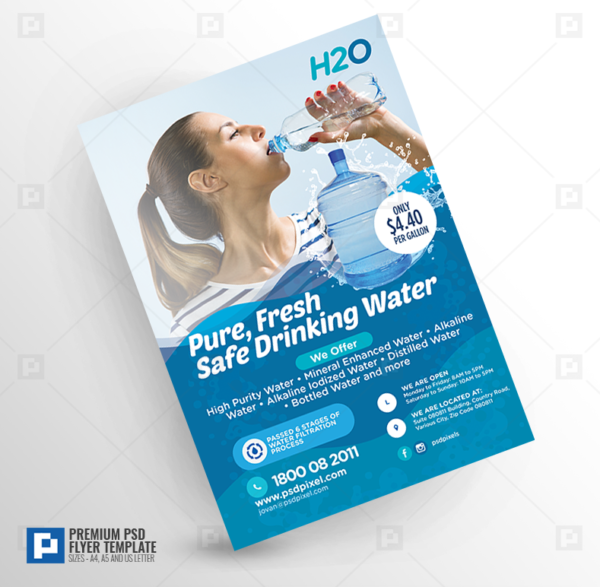 Water Company Promotional Flyer