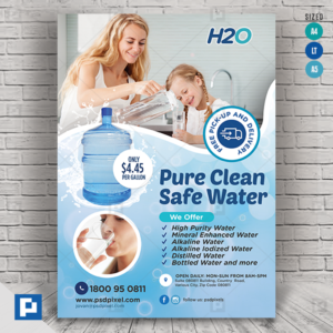 Water Delivery Promotional Flyer