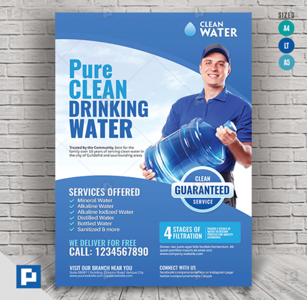 Water Refiling Station Flyer