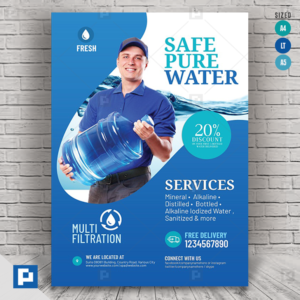 Water Refilling Station Flyer