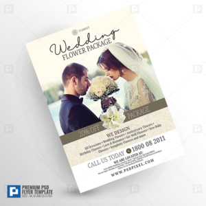 Wedding Florist Services Flyer