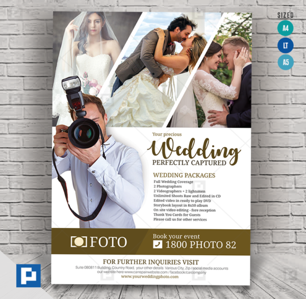Wedding Photography Services Flyer