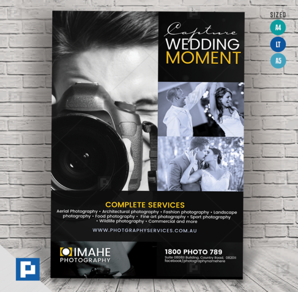 Wedding Photography Studio Flyer