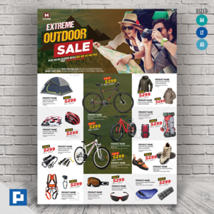 Adventure and Outdoor Store Flyer