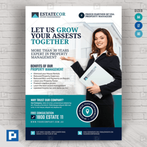 Asset and Real Estate Management Flyer