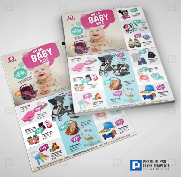 Baby Products Sales Flyer,.