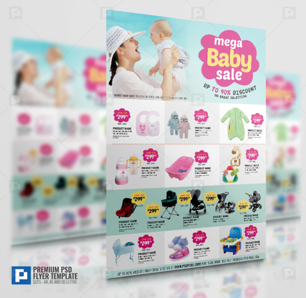 Baby Sale Promotional Flyer,,,