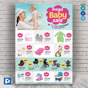 Baby Sale Promotional Flyer,,,