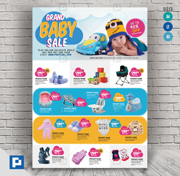 Baby Store Sales Flyer