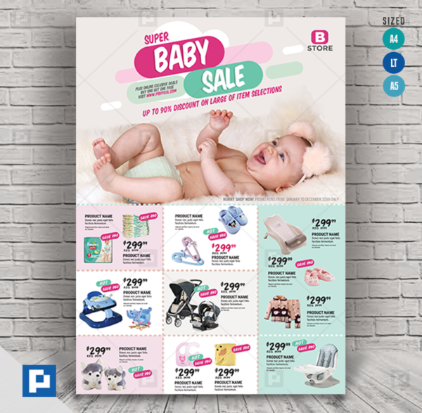 Baby and Infant Sales Flyer