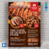 Barbecue Grill Restaurant Flyer