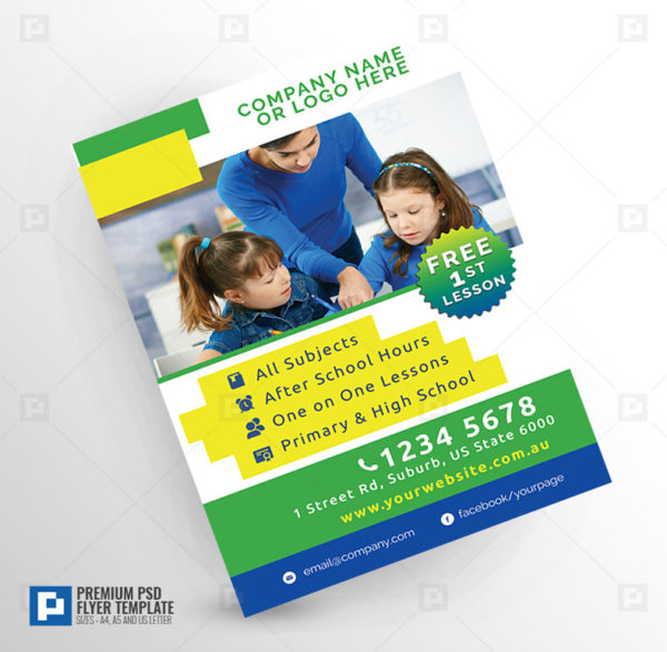 Child Tutoring Services Flyer