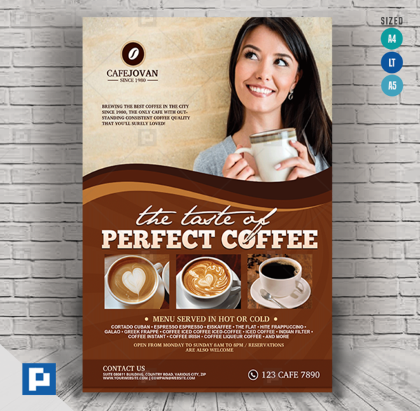 Coffee and Resto shop flyer