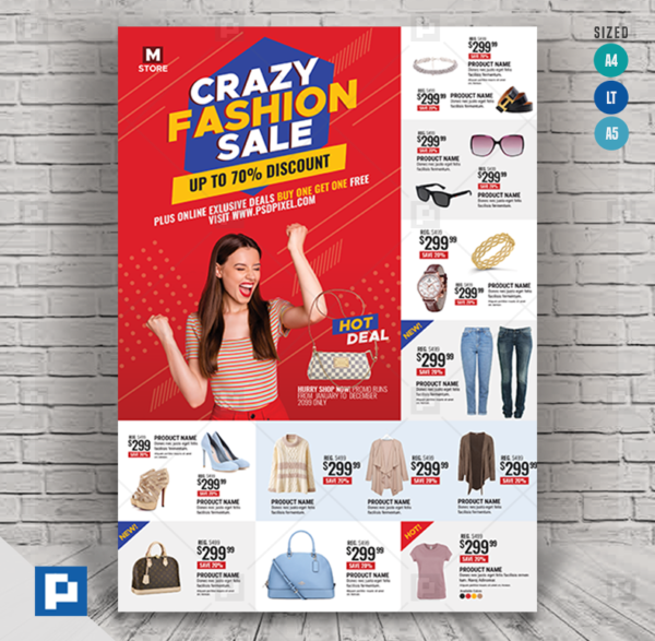 Fashion Store Sales Flyer