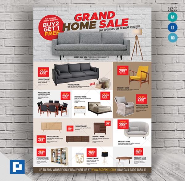 Furniture Sales Multipurpose Flyer