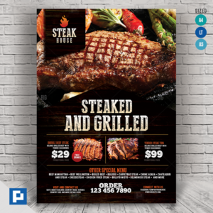 Grill House Promotional Flyer