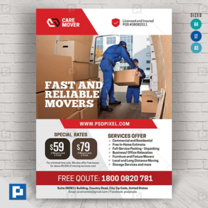 Mover and Logistics Company Flyer,.