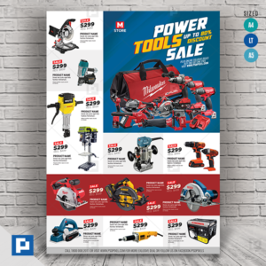 Multipurpose Power Tools Sales Flyer