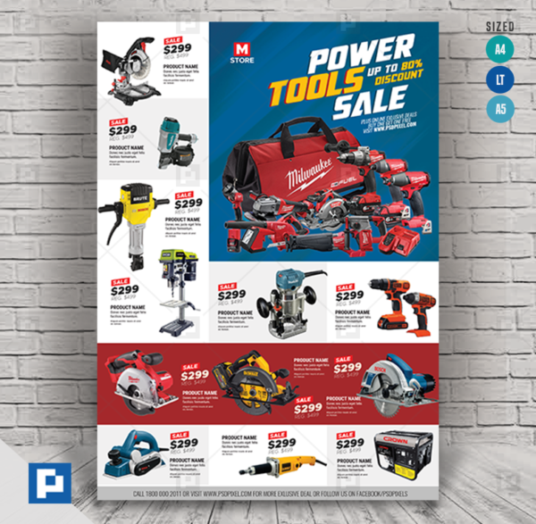 Multipurpose Power Tools Sales Flyer