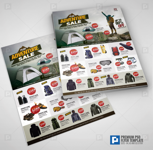 Outdoor Multipurpose Sales Flyer