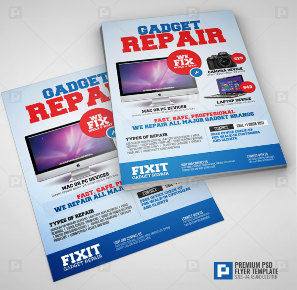 Electronic Gadget Repair Flyer