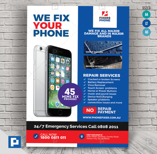 Phone Repair Shop Flyer