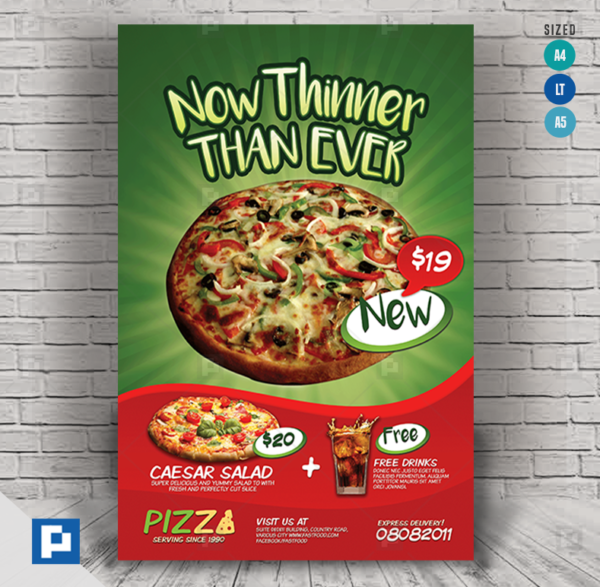 Pizza Promotional Flyer