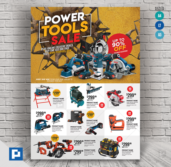 Power Tools Accessories Flyer