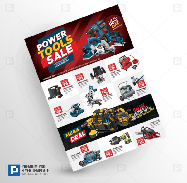Power Tools Promotional Flyer