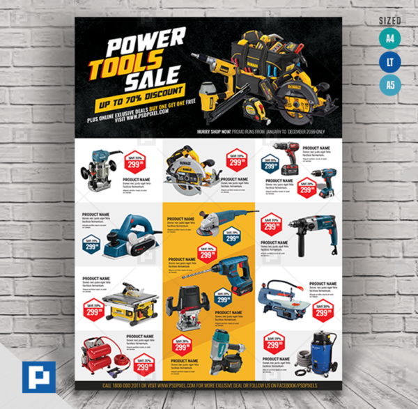 Power Tools Sales Flyer