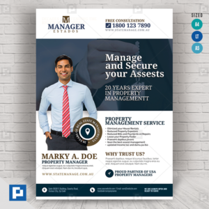 Property Management and Real Estate Flyer